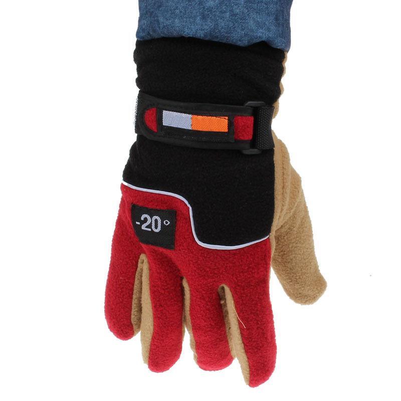 Men Winter Warm Fleece Thermal Motorcycle Ski Snow Snowboard Gloves eBay