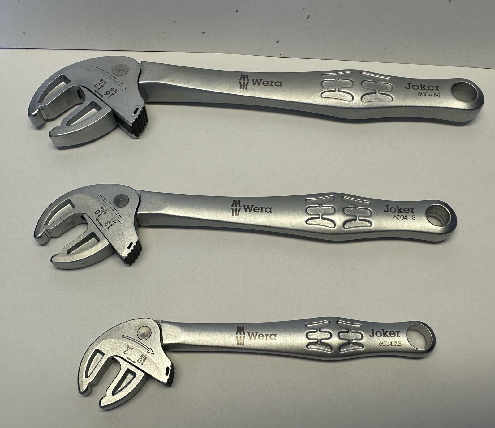 Wera 6004 JOKER Self Setting Adjustable Wrench Spanner XS/S/M. ONLY