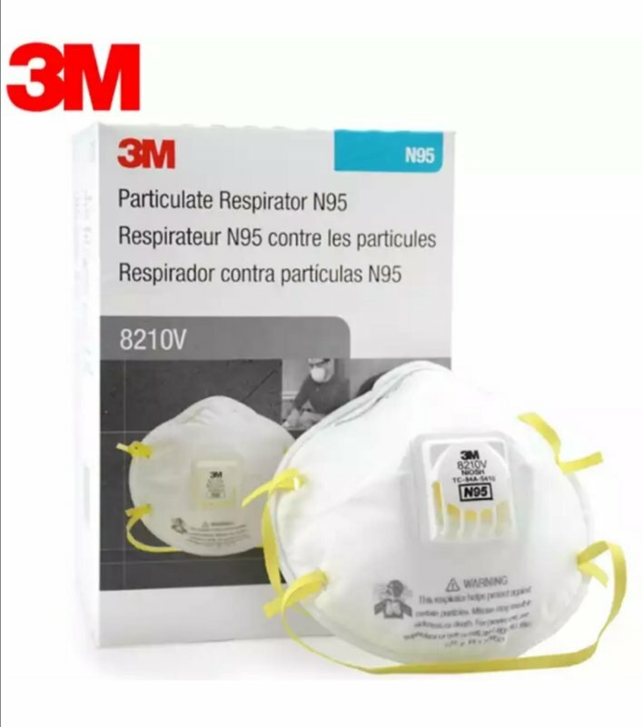 8 BXS 3M 8210V N95 Particulate Respirator Protective Dust Masks