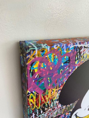 Mickey Mouse OG Graffiti Street Art Painting Disneyland Artwork Disney World Art - Picture 2 of 11