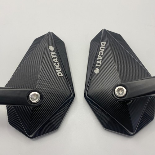 For Ducati Streetfighter 848 / Diavel / Monster 7/8" Bar End Rearview Mirrors - Picture 6 of 9