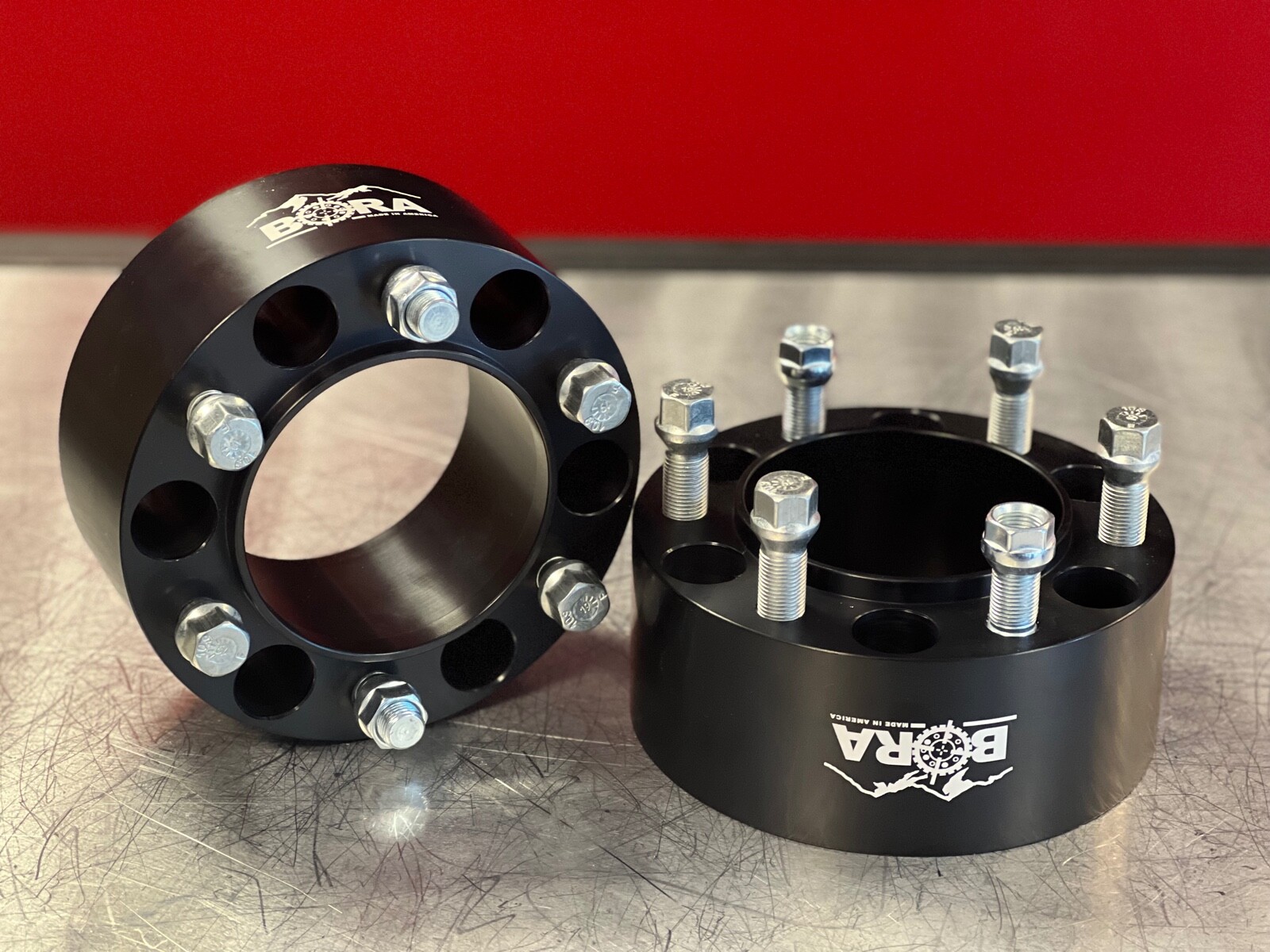 BORA 3" Wheel Spacers for Kubota B2650, Rear axle only, Pair of 2, USA