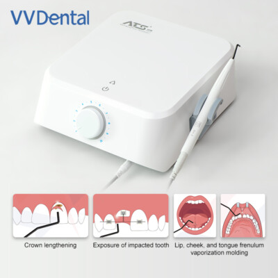 High-Frequency Dental Micro Surgery Electrosurgery 40W ATS-S1 w/7 Electrodes Tip