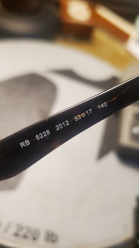 Ray Ban RB5228 2012 Tortoise Eyeglasses Frame 50-17 140 SA - Picture 11 of 16