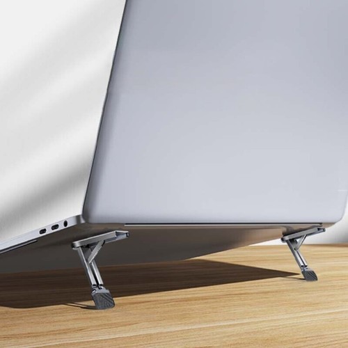 Adjustable Laptop Stand for Desk Ergonomic Aluminum Foldable Portable Risers - Afbeelding 3 van 8