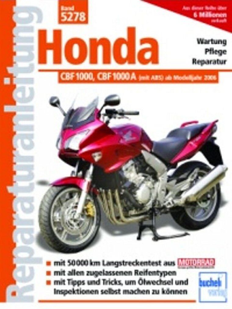 Thumbnail - Reparaturanleitung Werkstatthandbuch Wartung - 5278 Honda Cbf 1000 /