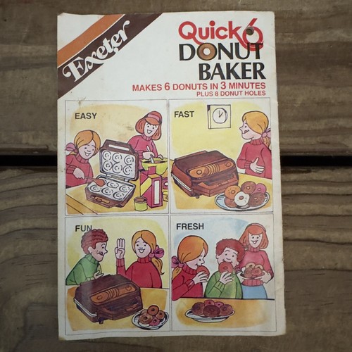 Vintage 1970's Exeter Quick 6 Donut Baker Maker Model 766. Tested And Works! - Picture 4 of 23