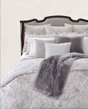 Ralph Lauren Genevieve King Duvet Cover Grey 430