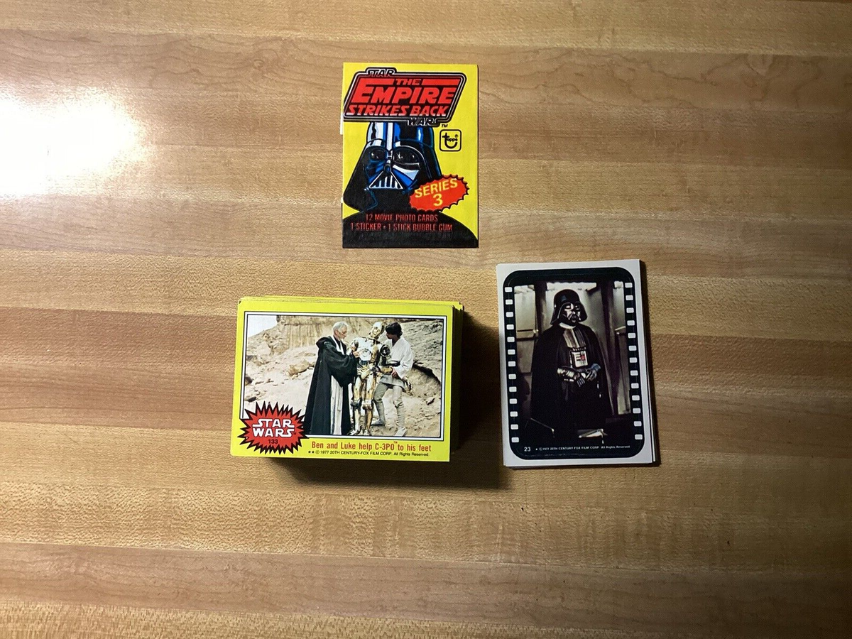 1977 Star Wars Trading Card Set Complete Yellow Border with