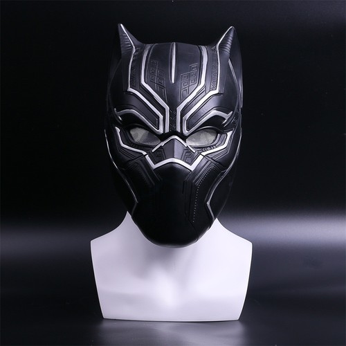 Adult Black Panther LED Mask Helmet Cosplay Superhero Props LED Luminous Helmet - Picture 3 of 10