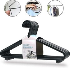 Image of Adult Black Coat Hanger Wardrobe Organizers Perfect for All types of clothes