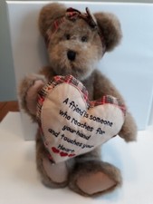 Boyds Bear plush 14" tall Susie Dearfriend bean stuff with heart pillow with tag