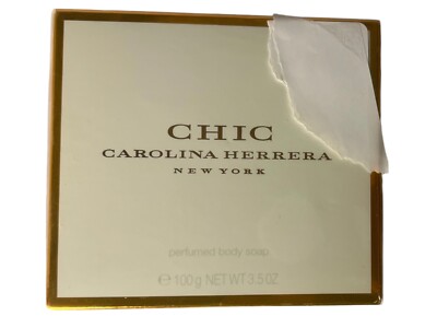 Carolina Herrera Chic Perfumed Body Soap 3.5 OZ. NWB