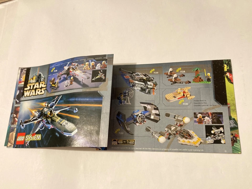 Lego 1999 Catálogo Folleto 4127018 Star Wars Ninja Rock Raiders más Foto 3 de 4