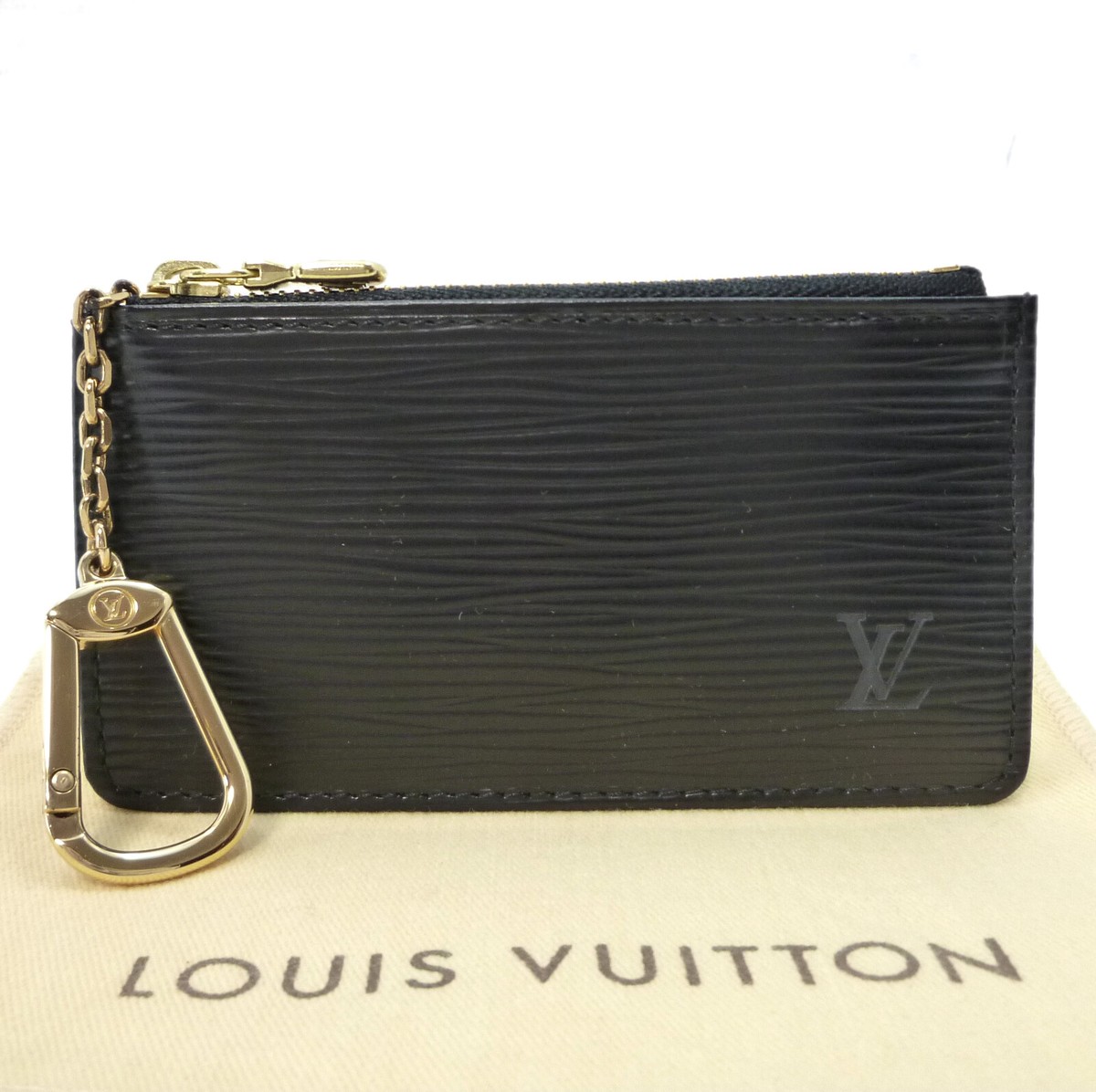 Authentic LOUIS VUITTON Epi Pochette Cles Key Coin Purse Authentic LOUIS VUITTON Epi Pochette Cles Key Coin Purse