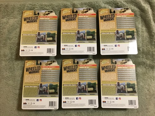 2018 Johnny Lightning WHEELED WARRIORS Set Diecast 1/64 VAR2 HUMMER Willys - Picture 9 of 9