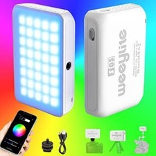 Weeylite S03 RGB LED Video Light App Control Mini Pocket LED Video Camera Light