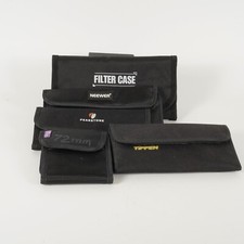 Lot of 5 Assorted Filter Cases - to fit Larger Size Filters