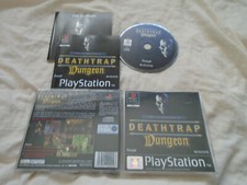 Deathtrap Dungeon PS1 (KOMPLETT) Adventure Sony Playstation Black Label Eidos