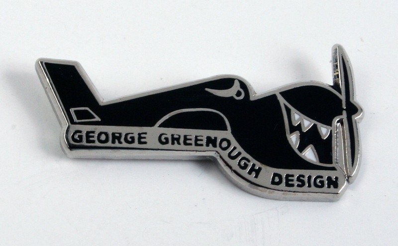 1 FREE Classic Surfing Logo George Greenough enamel pins