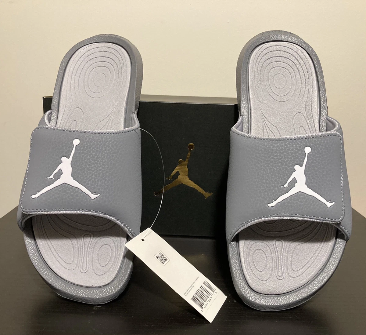 Nike Air Jordan Hydro 6 Grey Slides Sandals Men's Size 12 881473-004 | eBay