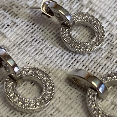 Allison Kaufman Diamant Ohrringe & Anhänger Set in 14K Weißgold