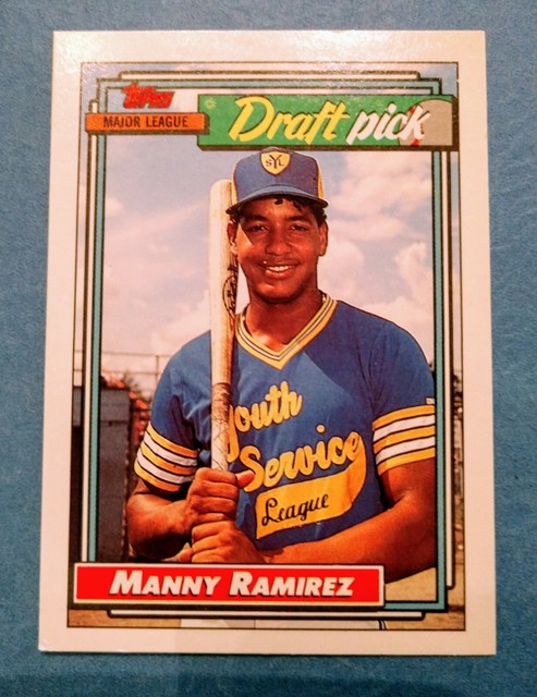 1992 Topps Draft Pick Manny Ramirez 156 Rookie Card Mint Condition EBay