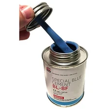 Rema BL-8F Special Blue Cement (8 oz. Can) USA Rubber Bonding Tip Top
