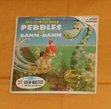 vintage The Flintstones PEBBLES AND BAMM-BAMM VIEW-MASTER REELS packet w booklet