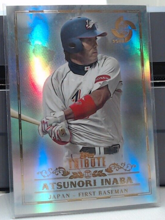 2013 TOPPS TRIBUTE ATSUNORI INABA ROOKIE REFRACTOR #29 JAPAN MSK2