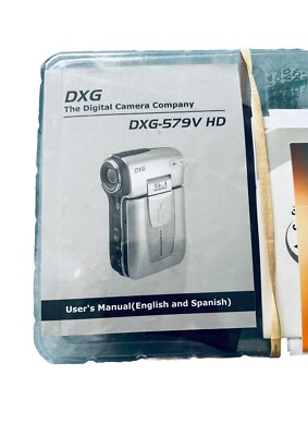 DXG-579V HD Silver Video Camera 8.0 Mega Pixel, 4x Zoom