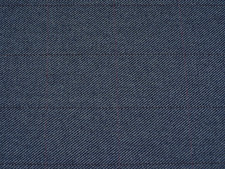 Blue Wool Tweed Fabric 100% Wool Striped Indigo by m Clothing Crafts