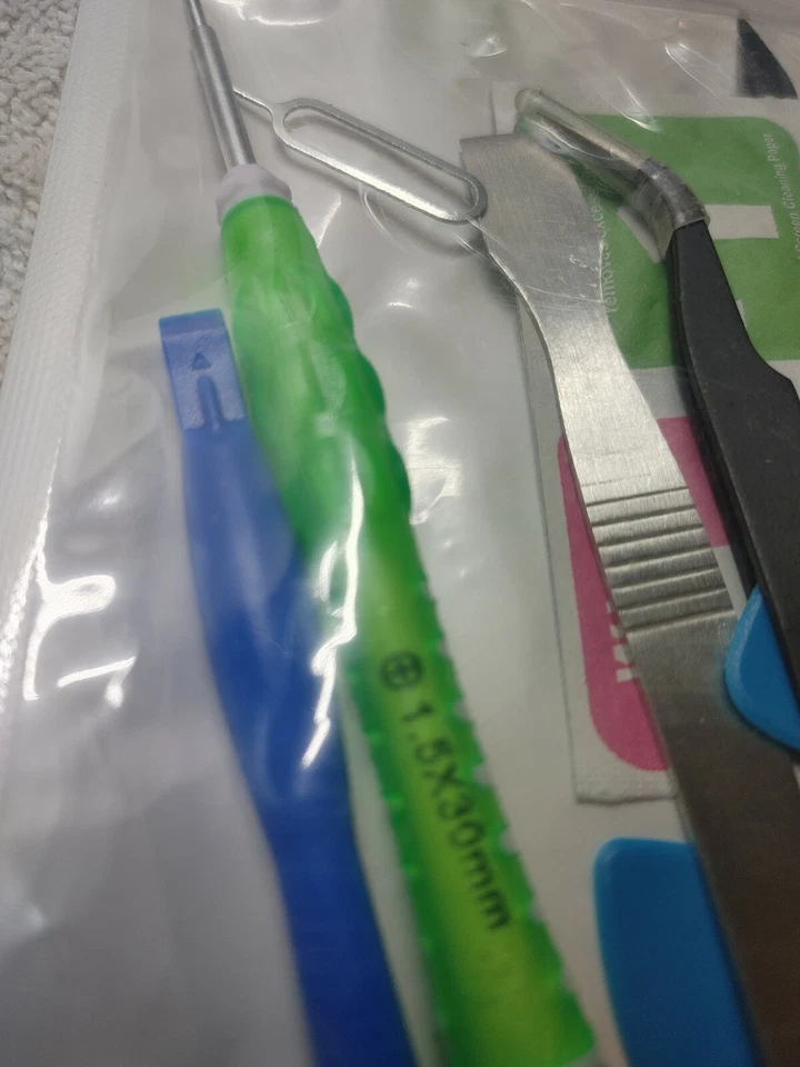 Kit de herramientas de reparación de pantalla de teléfono celular móvil juego de destornilladores toallitas para teléfono inteligente Foto 4 de 4