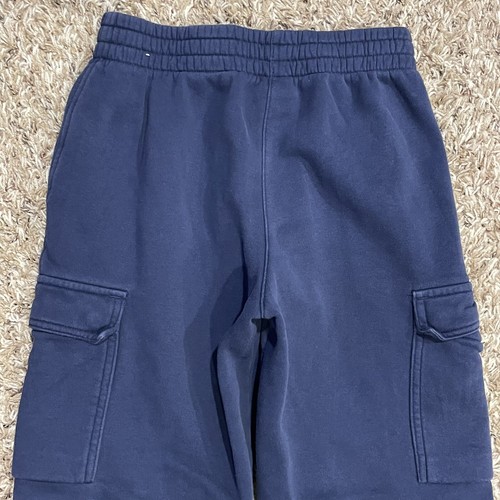 Nike Youth Fleece Cargo Jogger Sweatpants Kids Large 24” Waist x 25” Inseam Blue - Picture 4 of 15