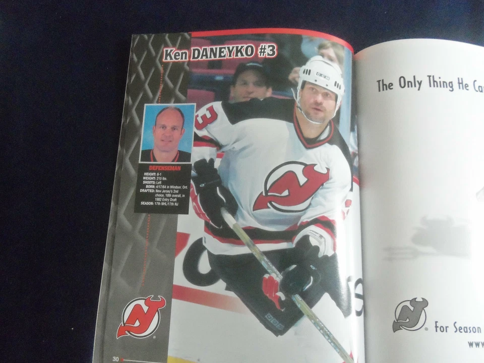 2001-2002 NEW JERSEY DEVILS YEARBOOK - ST 7138 - Image 2 of 4