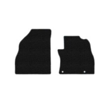 Tailored For PEUGEOT BIPPER (2008 TO 2017)- Premium Black Car Floor Mats 2pc Set