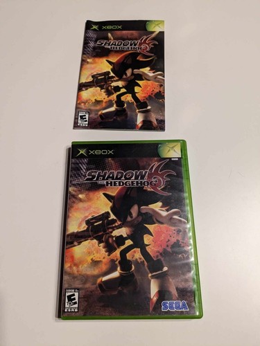 CIB Shadow the Hedgehog Microsoft Xbox 2005 Complete OG Xbox Tested Black Label