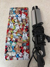 Flat Iron / Curling Iron Cover - Protective Mat - Lots of Puppy Dogs - All Breed
