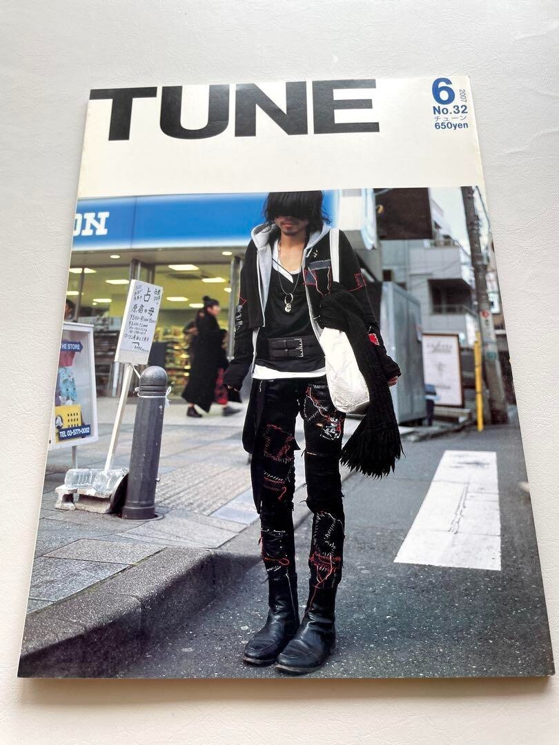 TUNE 2007-2011 6冊セット ストリートファッションスナップ TUNE No.32 June 2007 Men's Harajuku Tokyo STREET FASHION