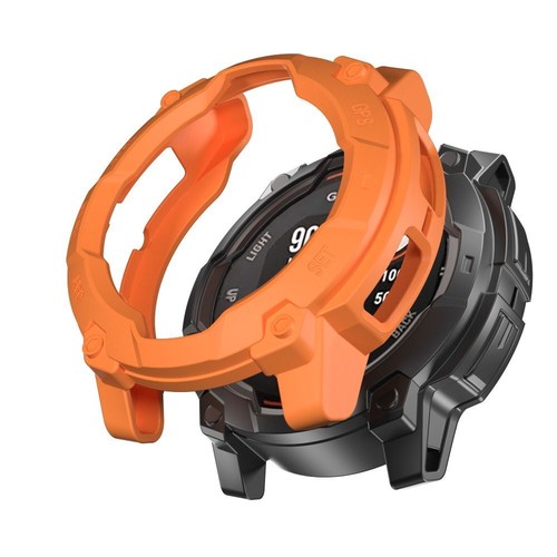 Shockproof Watch Cover TPU Edge Shell for Garmin Instinct 3 45/50mm Smart Watch - Photo 6/17