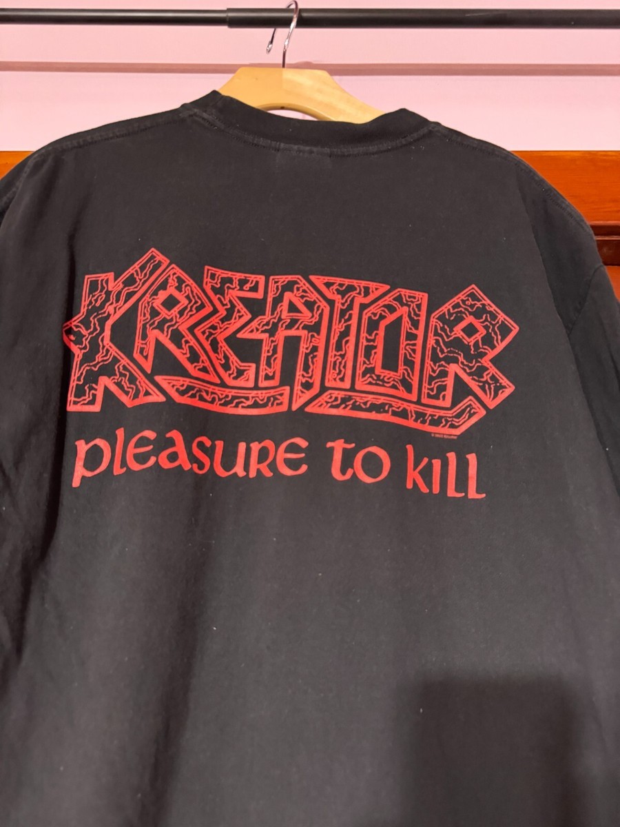 Kreator 'Pleasure To Kill' Official Long Sleeve T-Shirt - Brand New With Tags