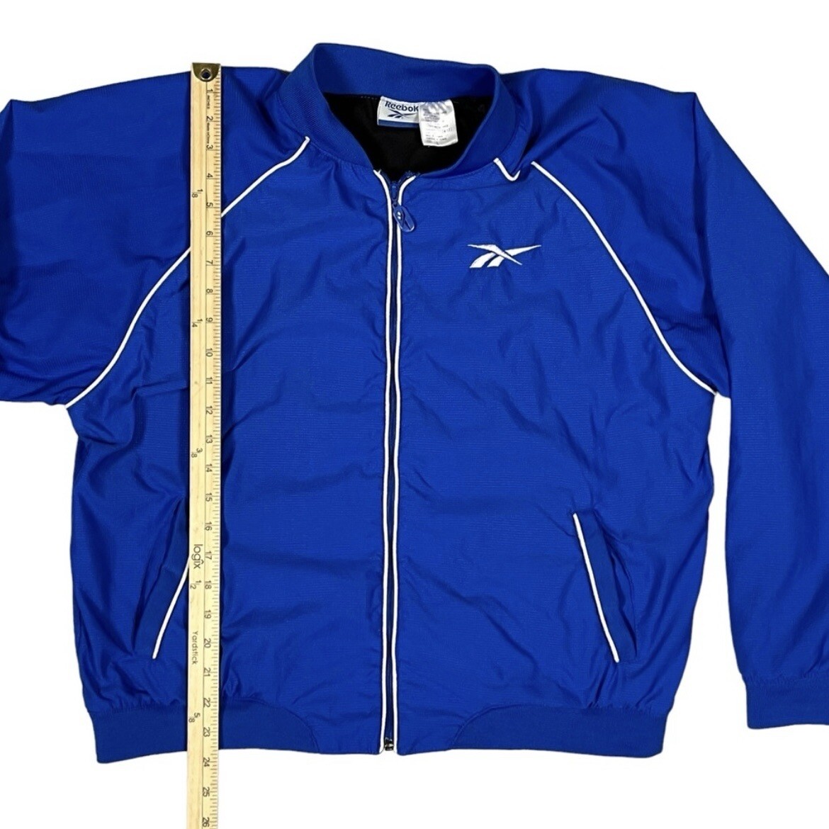 トップス 00s Reebok track jacket size L Vintage REEBOK Track Jacket Size L Authentic Big Logo Rare