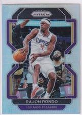 2021-22 Prizm NBA Basketball No. 104 Rajon Rondo Silver Prizm