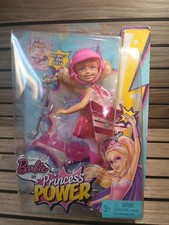 Mattel Barbie In The Princess Power Chelsea Doll + Pink Scooter