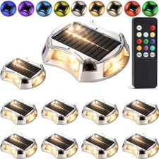 Solar Ground Light 12 Modes Outdoor Yard Path Driveway Waterproof Decor Lamp