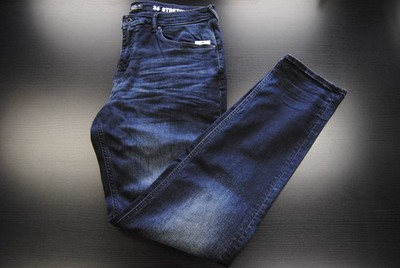 NEW MEN'S PRPS E00P232FS WELLBEING SLIM TAPERED FIT DENIM JEAN MIDNIGHT SIZE 36