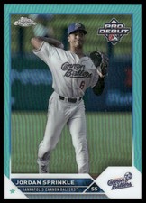 2023 Topps Pro Debut #PD-15 Jordan Sprinkle Aqua #/75