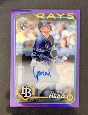 2024 Topps Chrome | Curtis Mead #RA-CME | Purple Refractor /250 (RC)