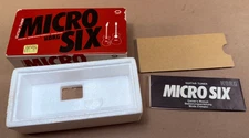 BOX ONLY Vintage Korg Micro Six Guitar Tuner GT-6J Japan Analog w/ Instructions