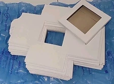 White Cardstock With Opening Prefold Box Qty 50